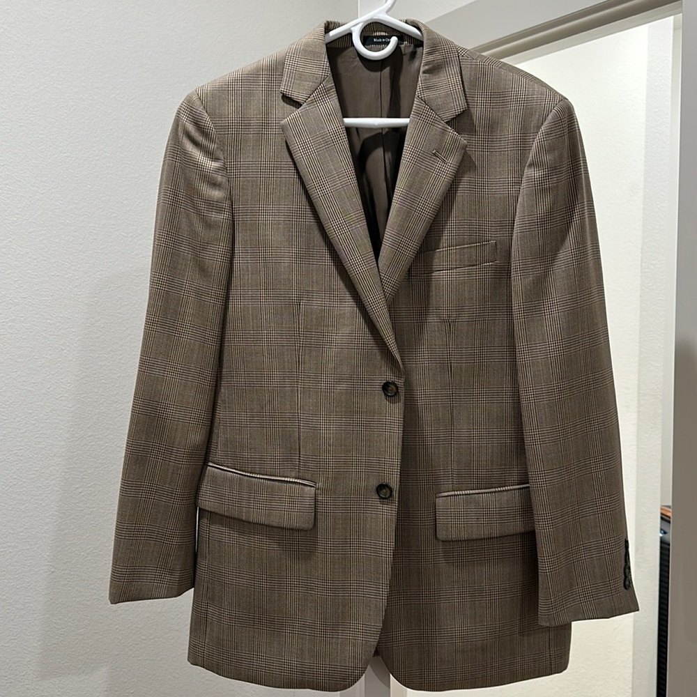 Joseph & Feiss 38 Regular Tan Sports Coat